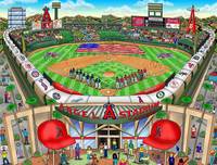 Fazzino Art Fazzino Art MLB 2010 All-Star Game: Anaheim (DX)